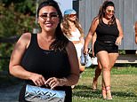 TOWIE’s Lauren Goodger is clad in head to toe designer gear as she rocks £4k Chanel bag, £730 Prada vest and £75 D&G boxer shorts for filming