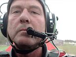 Amateur stunt pilot, 64, who nose-dived into runway during crash ’caused by dodgy nut’ sues for £2million