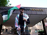 Pro-Palestine activist who cost the taxpayer £92,000 when he scaled Big Ben in 17-hour stand-off with police is spared jail