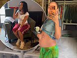 Pregnant Leigh-Anne Pinnock shows off her baby bump as she shares a glimpse inside her third pregnancy by launching a Patreon