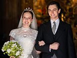 A royal wedding! Archduchess of Austria, Isabel von Habsburg-Lothringen, ties the knot with Spanish aristocrat at Vienna wedding attended by Belgian Royal Family