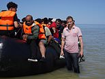 Philp blasts Mahmood’s deal with France after gendarmes tell him they have orders ‘not to intervene’ as migrants wait to board small boats