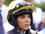 Love Island star Gemma Owen finishes fourth as she rides in her first ever race – watched by her proud father Michael at Goodwood