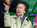 A royal turnout! Princess Anne puts on an animated display as she and husband Timothy Laurence enjoy rare joint outing with Duke and Duchess of Edinburgh for day seven of the Commonwealth Games