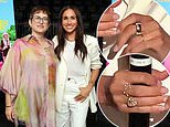 Meghan rings the changes with a new £2,100 diamond-studded Oura fitness tracker on her left hand – and a mystery gold band on the right…while leaving off her engagement ring for the 4th month running