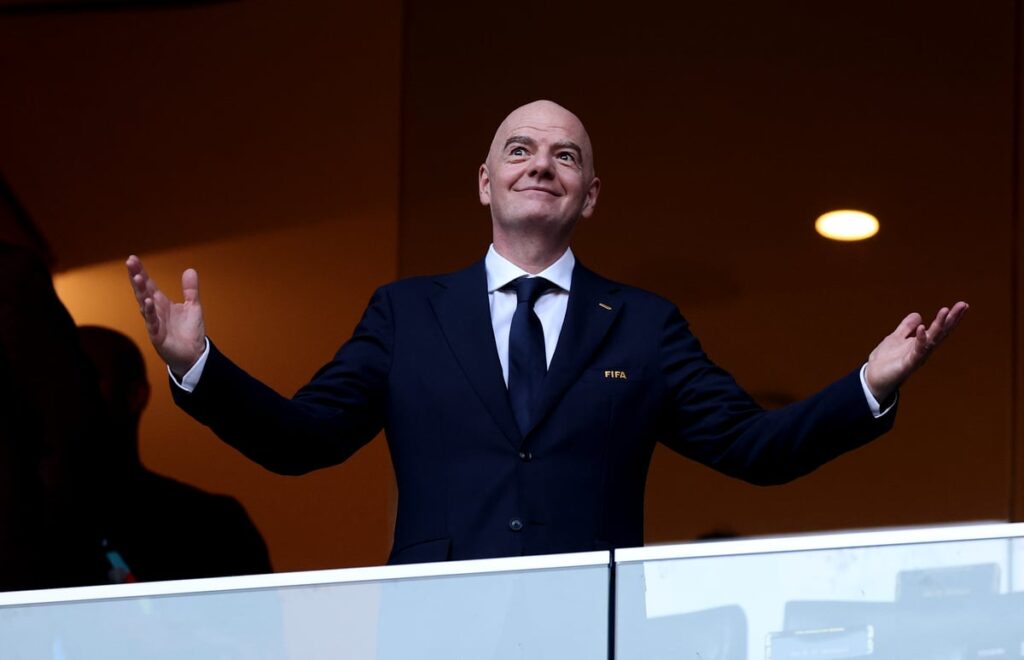 Gianni Infantino issues statement after FIFA suspend Folarin Balogun red card amid Donald Trump request