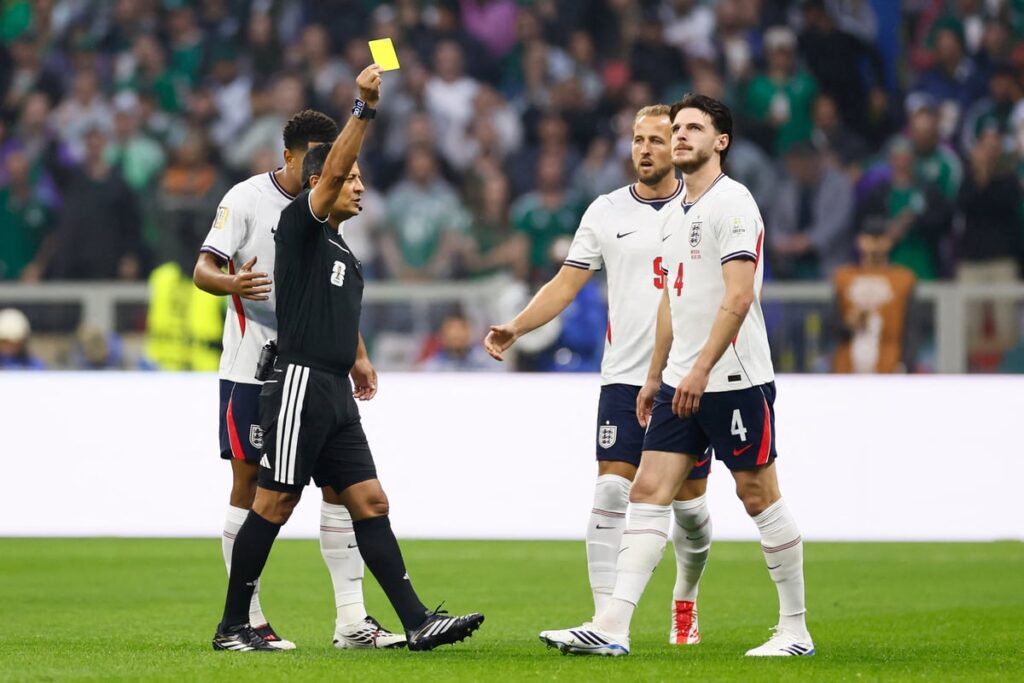 Five England stars at risk of World Cup ban after Mexico battle