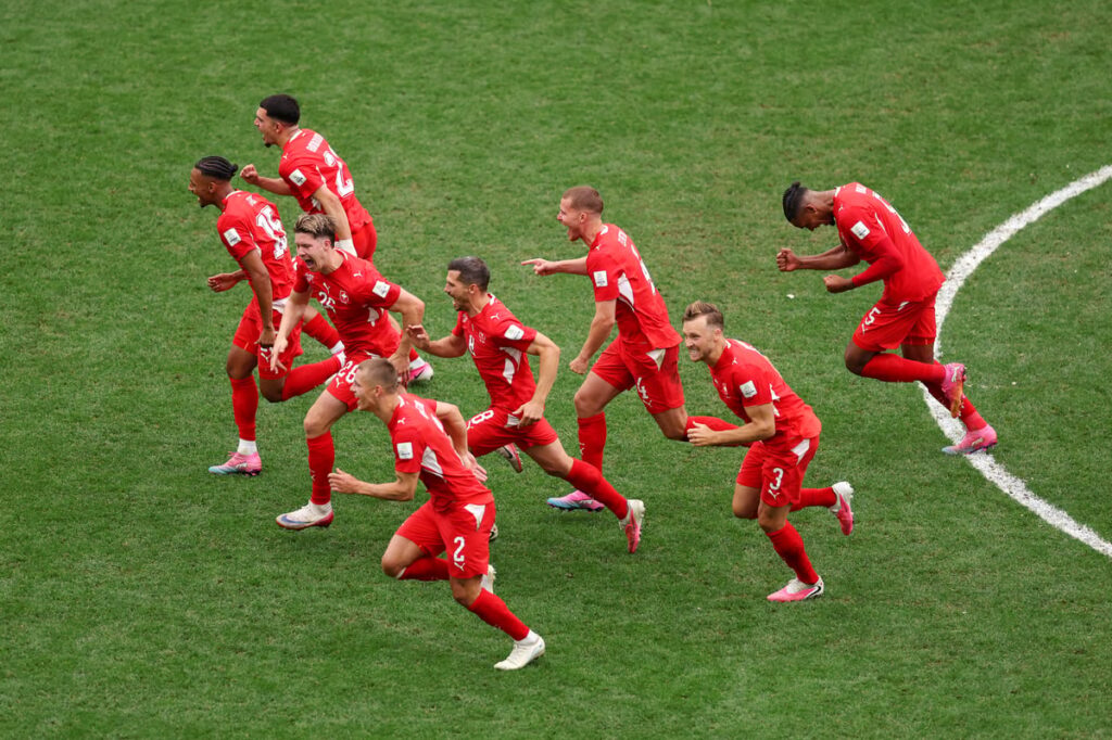 Switzerland 0-0 Colombia (4-3 on pens): Swiss reach World Cup quarter-finals after tense shootout victory