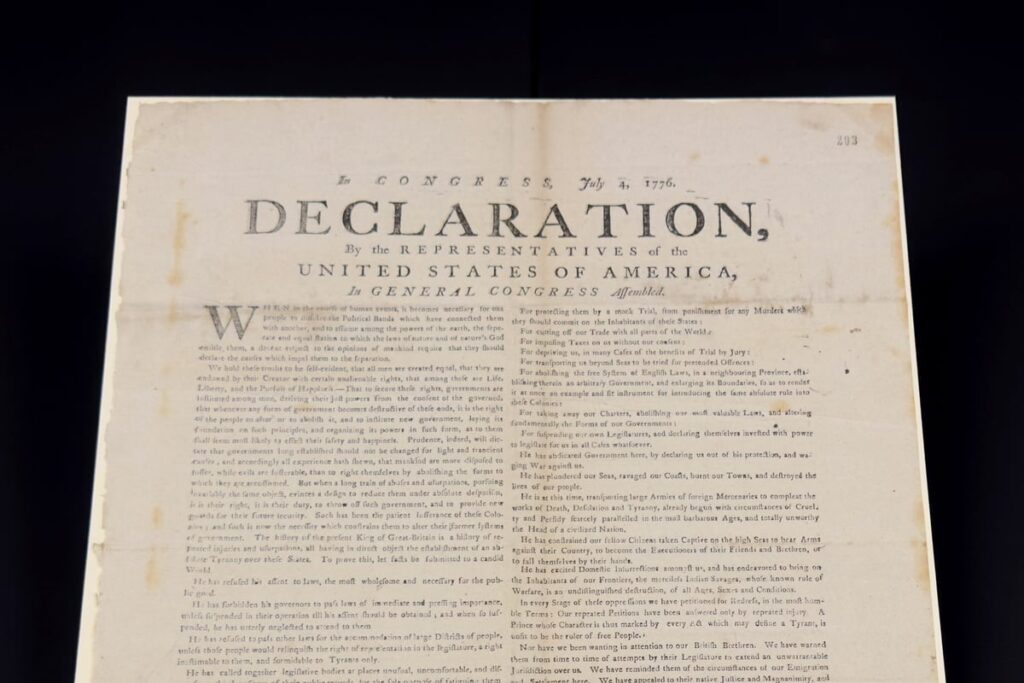 Archivist stumbles upon ‘vanishingly rare’ copy of US independence document