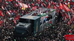 Huge crowds fill Tehran streets for Khamenei’s funeral procession