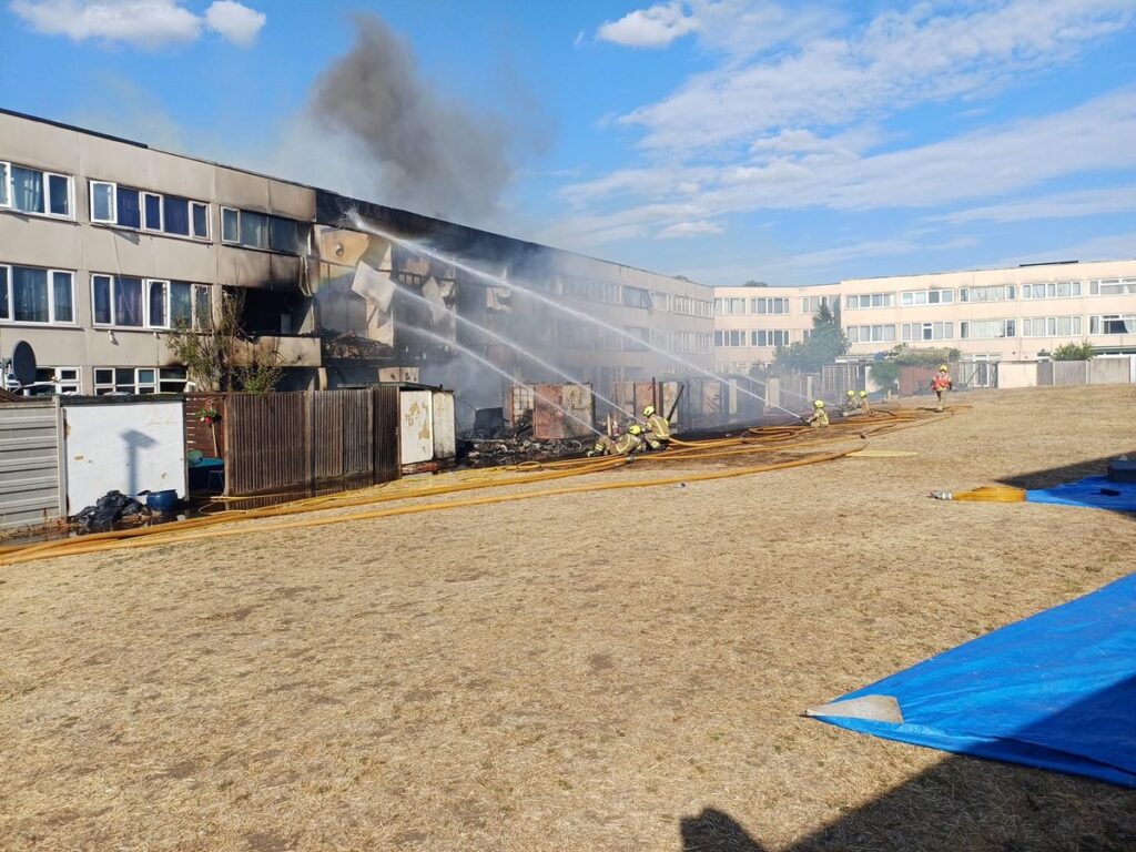 Over 120 firefighters tackle major blaze in South London