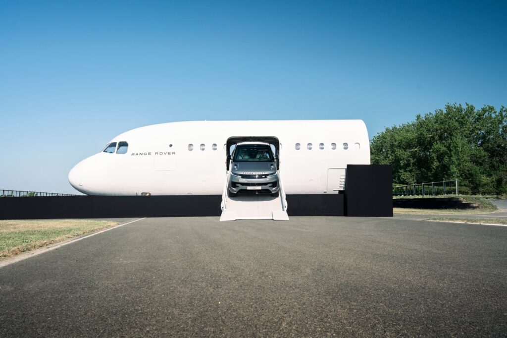 I drove the new Range Rover Sport Electric through a plane – here’s how I got on