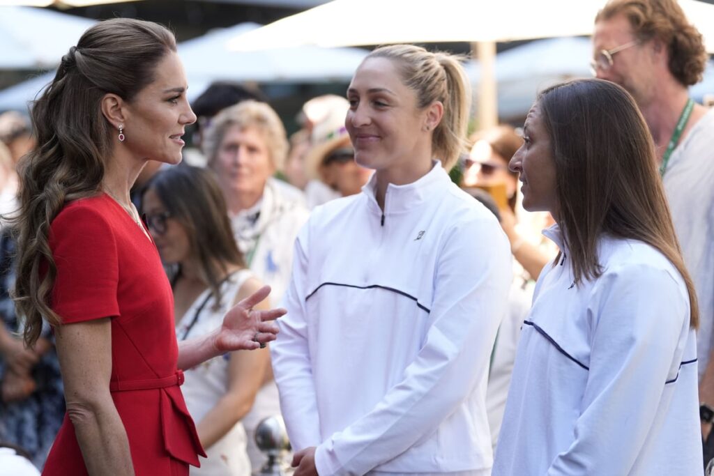 Kate hails ‘inspirational’ Wimbledon finalist who plays through cancer treatment