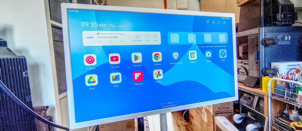 Apolosign 32-inch Smart Portable TV review: An implausible 4K fusion of an Android tablet on wheels for presentations, signage, and marketing