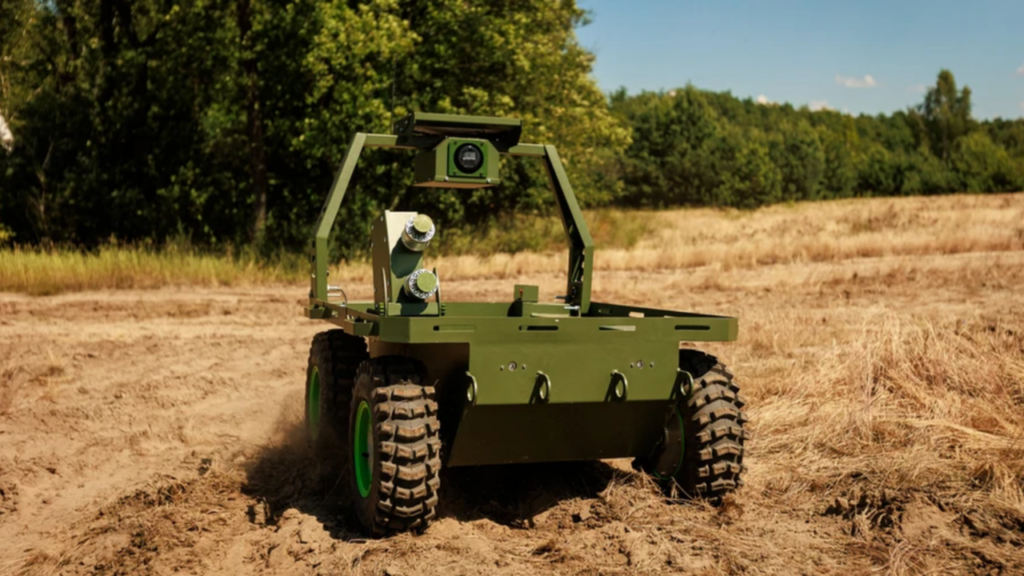 Ukraine’s next weapon against Russian drones is this slightly odd tiny robot which fires nets into the air in all directions