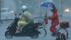 Typhoon Dolphin batters Japan’s Okinawa before bearing down on China