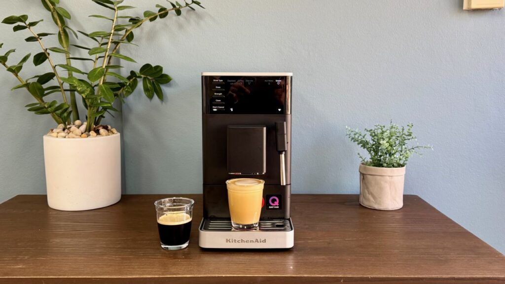 The KitchenAid KF2 might be the company’s entry-level automatic coffee machine, but I think its unique feature makes it the most desirable