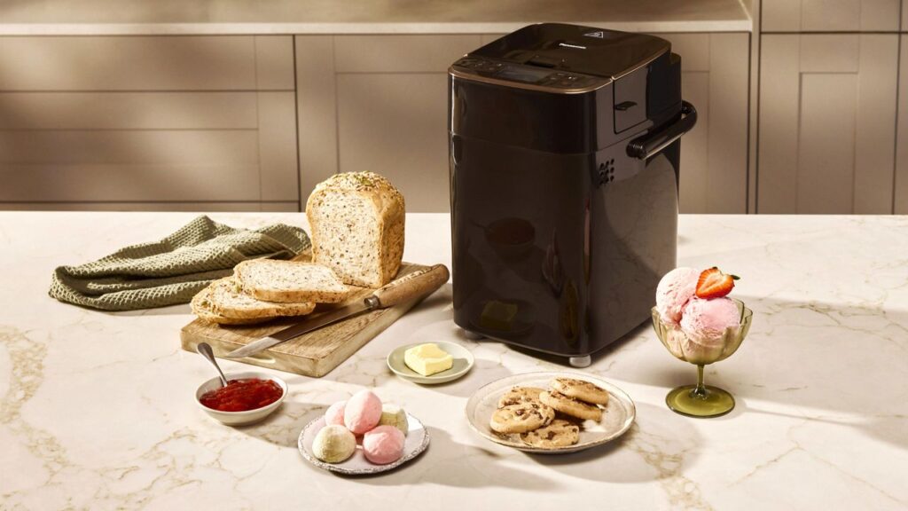 Panasonic’s new gadget is a bread maker that also churns ice cream — I went hands-on with the wild two-in-one appliance, and the results were seriously tasty
