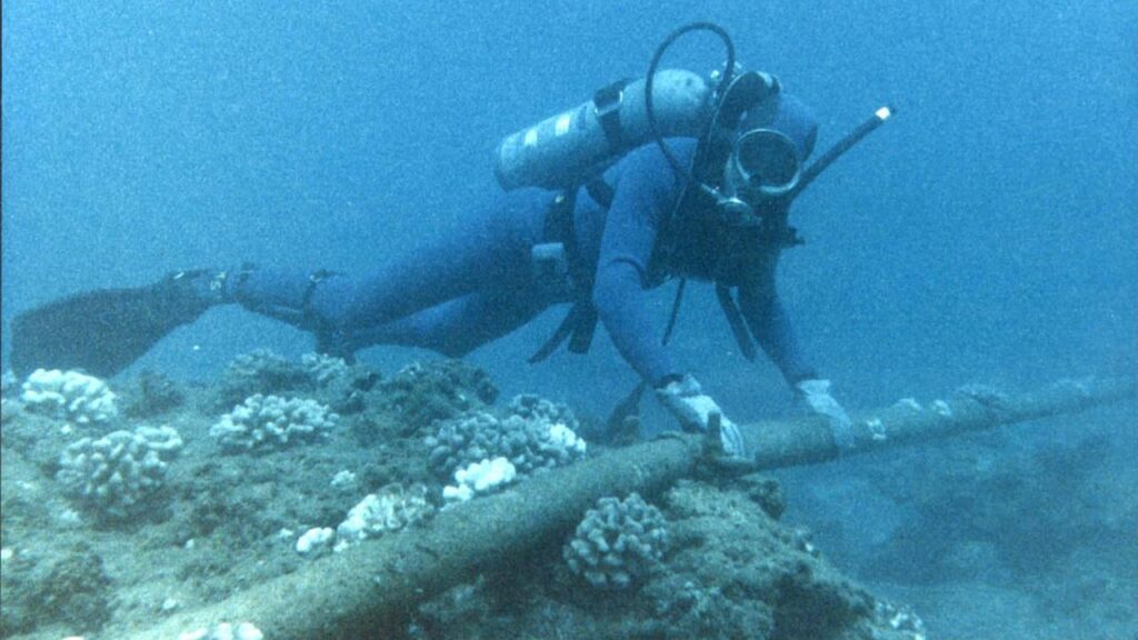 Chinese ship spotted ‘lurking’ near Taiwan’s subsea internet cables linking it to the US