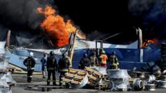 At least 37 dead and hundreds evacuated after strike on Kyiv weapons depot