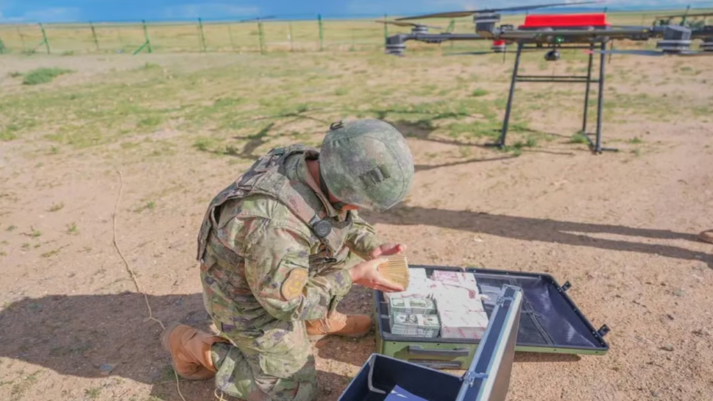 China’s PLA used drones to send gold bars, US$100 notes in a bizarre ‘wartime financial support’ drill