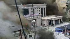 The final minutes before floodwater crashed through Nepal-China border