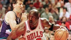 Michael Jordan’s 1998 NBA finals jersey sells for more than £9m