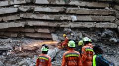 Seven missing after multi-storey building collapses in Kenya’s capital