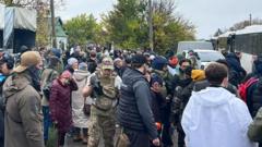Residents leave devastated Russian-occupied Oleshky as evacuation corridor opens