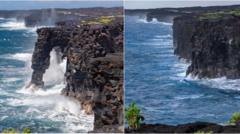 Hawaii’s iconic 550-year-old Hōlei Sea Arch collapses
